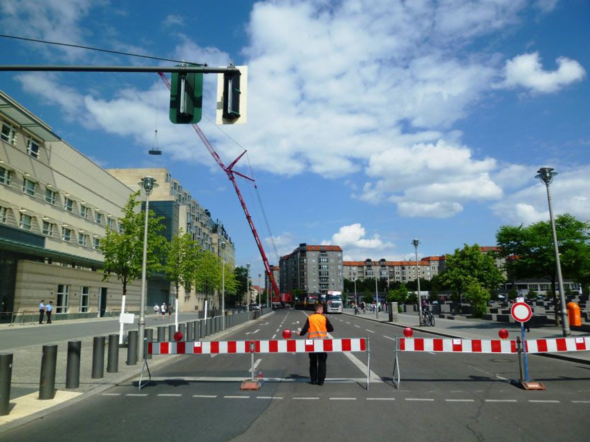 Strtaßenabsprerrung